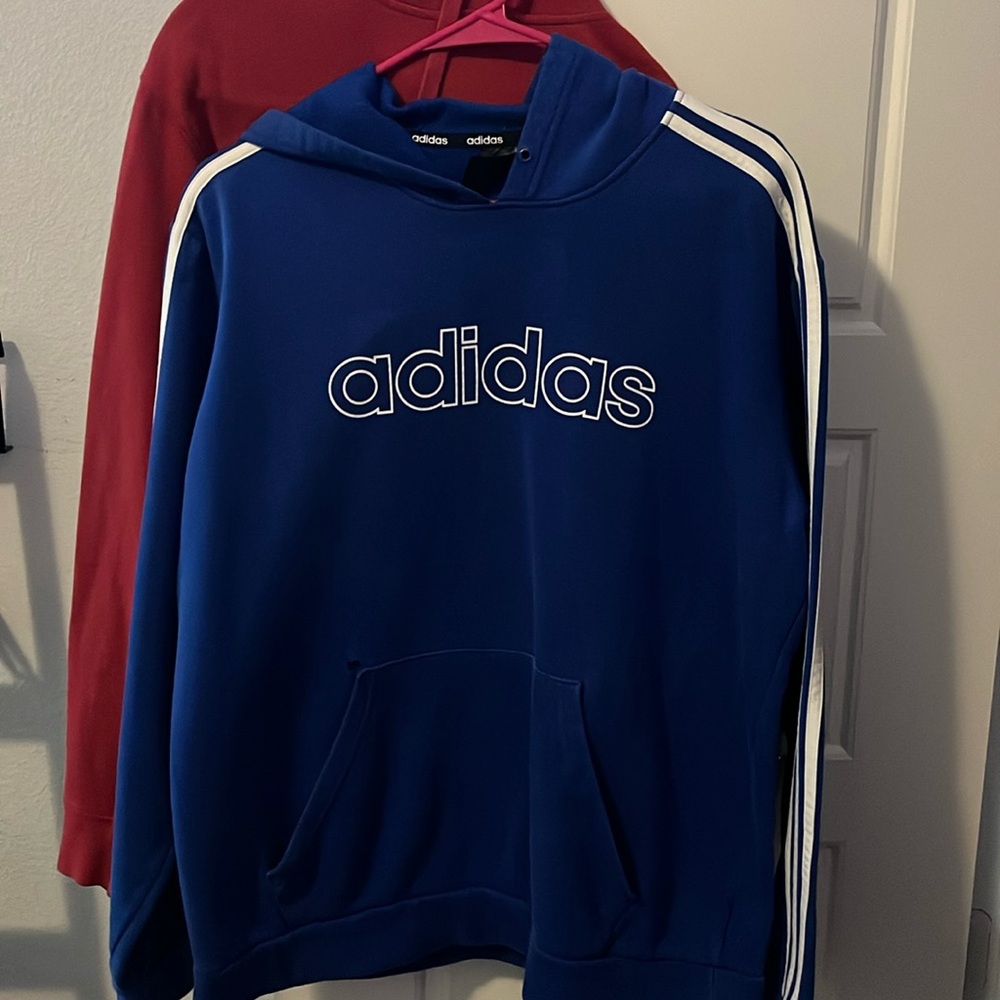 Adidas Blue Men’s Hoodie